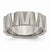 Titanium Notched 8mm Satin & Polished Wedding Band