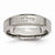 Titanium Cross Design 6mm Satin Beveled Edge Wedding Band