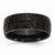 Titanium Black IP-Plated Hammered 8mm Wedding Band