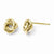 10k Yellow Gold Polished Post Earrings