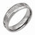 Titanium Wave Design 6mm Beveled Edge Polished Wedding Band