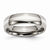 Titanium with Sterling Silver Inlay 6mm Polished Wedding Band