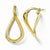 10k Yellow Gold Polished Hinged Hoop Earrings