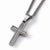 Titanium Diamond Accent Cross Necklace