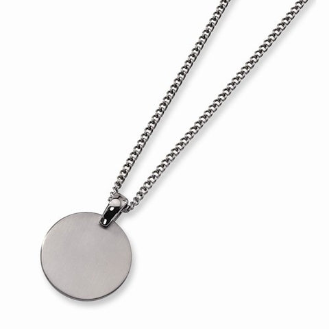 Titanium Brushed Necklace