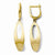 10k Yellow Gold Polished Dangle Earrings