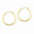 14k Round Tube Hoop Earrings