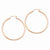 14k Rose Gold 2mm Polished Hoop Earrings