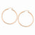 14k Rose Gold 2.5mm Polished Hoop Earrings