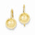 14k Yellow Gold 8.00mm Hollow Half Ball Earrings