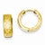 14k Yellow Gold 5mm Hinged Hoop Earrings