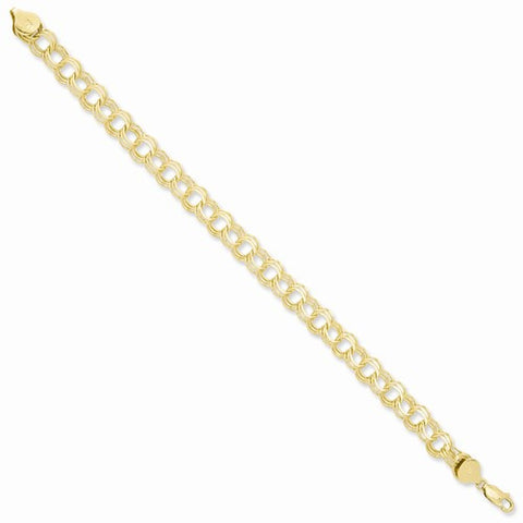 14K Yellow Gold Triple Link Charm