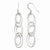 Sterling Silver Shepherd Hook Dangle Earrings