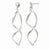 Sterling Silver Polished Post Dangle Earrings