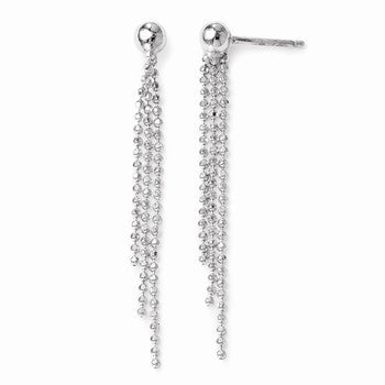 Sterling Silver Post Dangle Earrings