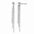 Sterling Silver Post Dangle Earrings