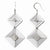 Sterling Silver Shepherd Hook Dangle Earrings