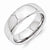 Vitalium Polished 8mm Domed Wedding Band