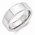 Vitalium Flat Polished 8mm Wedding Band