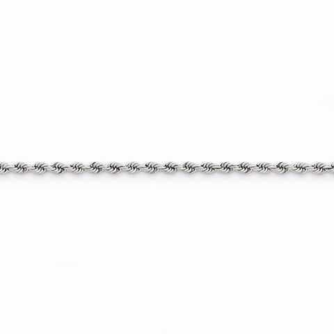 14K White Gold Hand Made Regular Bracelet