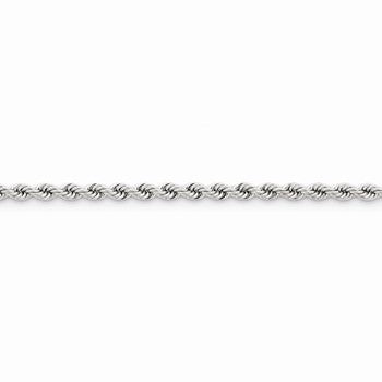 14K White Gold Handmade Regular R Chain