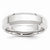 10k White Gold 6mm Bevel Edge Comfort Fit Wedding Band