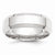 10k White Gold 7mm Bevel Edge Comfort Fit Wedding Band