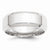 14k White Gold 8mm Bevel Edge Comfort Fit Wedding Band