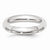 14k White Gold 4mm Comfort-Fit Wedding Band