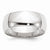 14k White Gold 8mm Lightweight Comfort Fit Wedding Band