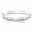 14k White Gold 2.5mm Standard Flat Comfort Fit Wedding Band