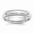 10k White Gold 5mm Milgrain Comfort Fit Wedding Band