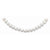 14K Yellow Gold 6.5-7Mm White Freshwater Onion Cultured Pearl Bracelet