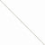 14K White Gold Ropa Anklet