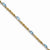 14K Yellow Gold Completed Fancy Diamond & Blue Topaz Bracelet