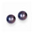 14k Yellow Gold 4-5mm Black Button Freshwater Cultured Pearl Stud Earrings