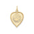 Happy 50th Anniversary Charm in 14k Gold