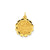 Large #1 Grandma Disc Charm in 14k Gold