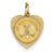 14k Gold My Confirmation Heart Disc Charm hide-image