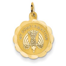 14k Gold My Confirmation Charm hide-image