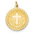 14k Gold Confirmation Disc Charm hide-image