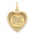 14k Gold Happy Birthday Heart Disc Charm hide-image