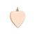 Heart Disc Charm in 14k Rose Gold