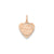 Happy Anniversary Heart Disc Charm in 14k Rose Gold