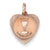 14k Rose Gold Holy Communion Heart Charm hide-image