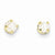 14k Yellow Gold 4mm June/Cultured Pearl Post Earrings