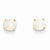 14k Yellow Gold 5mm Cultured Pearl Earrings