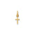 Tiny Cross Charm in 14k Gold