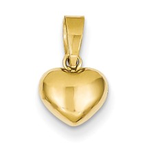 14k Gold Heart Charm hide-image