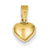 14k Gold Heart Charm hide-image